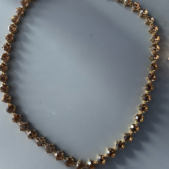 Gold diamond fashion necklace - Picture 3 of 4